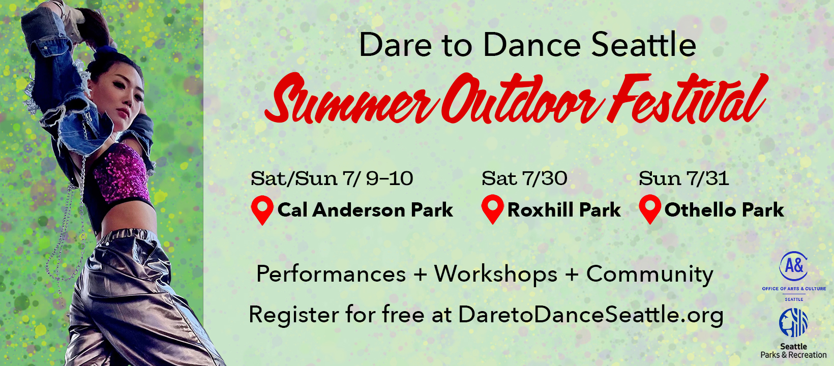 Dare to Dance Summer Festival banner
